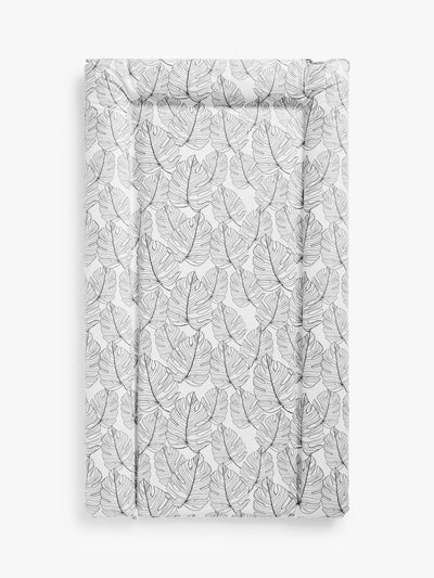 John Lewis Wipe-Clean Leaf Print Baby Changing Mat, 75 x 45 cm- Buy online at McGrocer