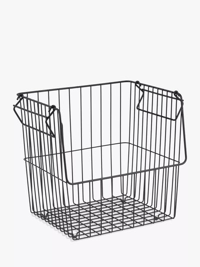 John Lewis John Lewis Large Stacking Storage Basket- Buy online at McGrocer