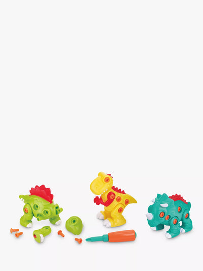 John Lewis Buildable Three-Dinosaur Toy Set for Ages 3 and Over- Buy online at McGrocer