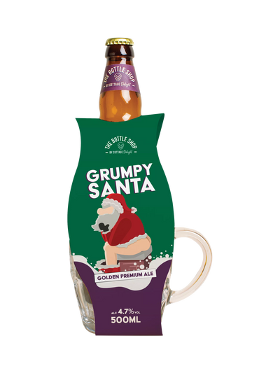 John Lewis Golden Premium Ale with Retro Glass Tankard, 500ml- Buy online at McGrocer