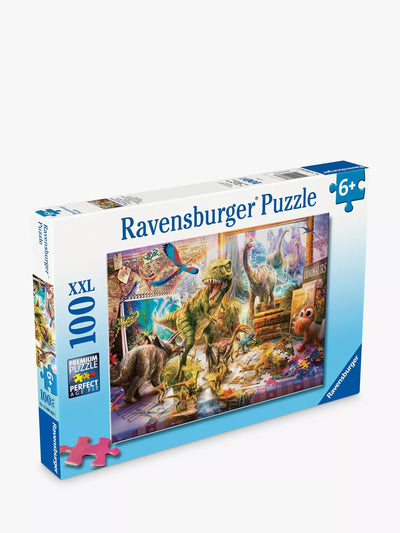 John Lewis XXL Dinosaur Puzzle with Large Pieces, 100 Pieces, 49 x 36cm- Buy online at McGrocer