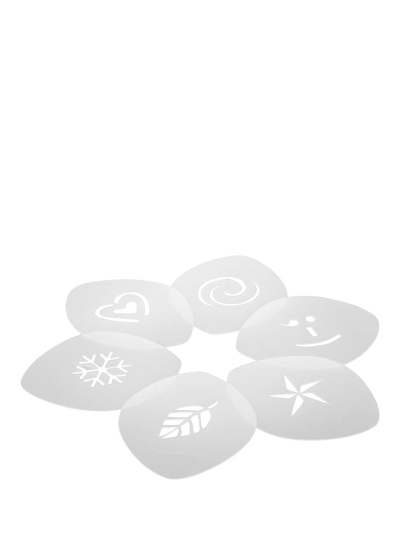 John Lewis aerolatte Cappuccino Art Stencils Set of 6- Buy online at McGrocer