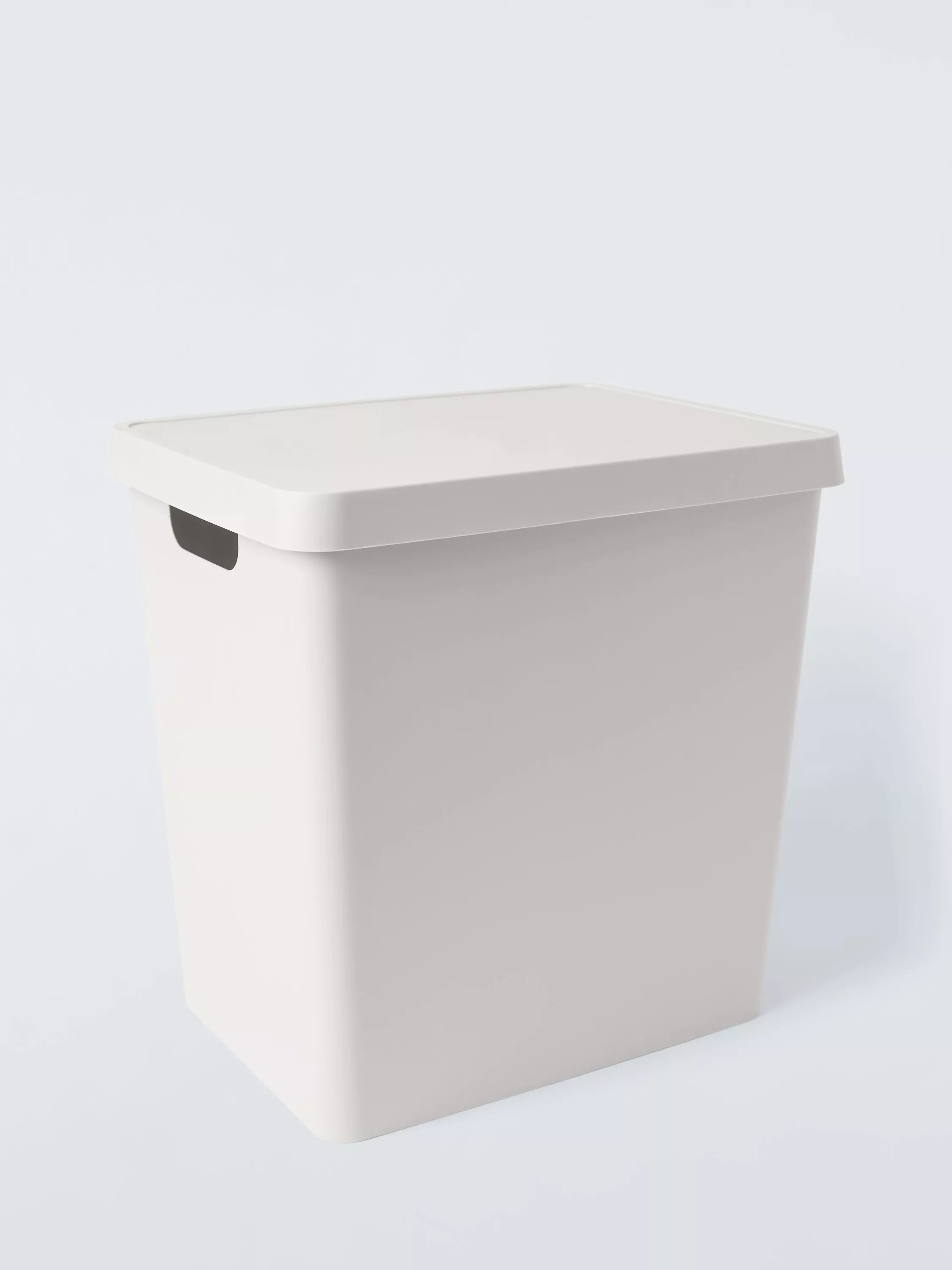 John Lewis Stackable Plastic Storage Box with Lid Extra Large