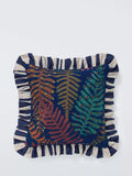 John Lewis Ferns Frill cushion in multi colours, UK version
