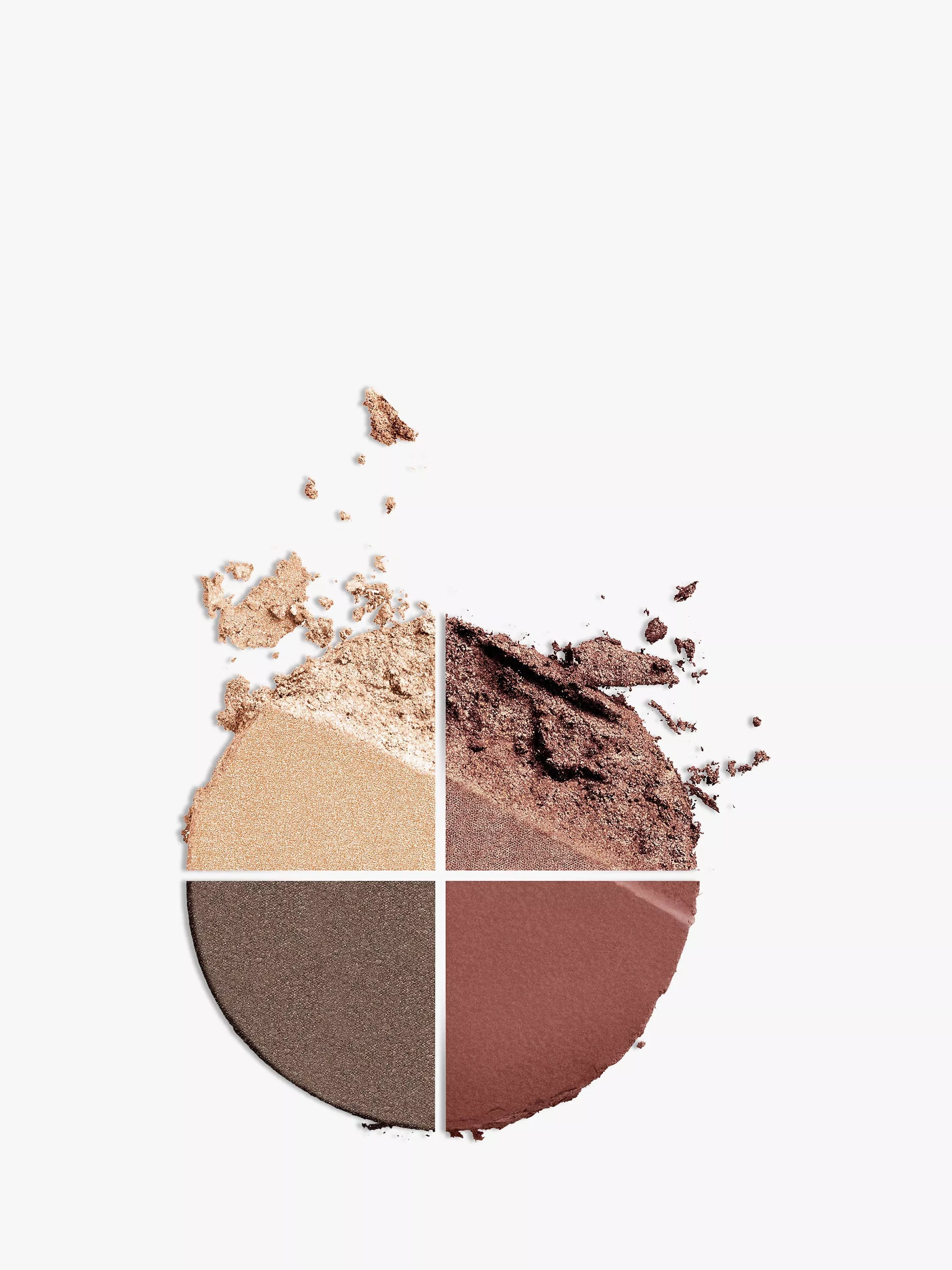 Clarins eyeshadow palette in Multi Browns - British product