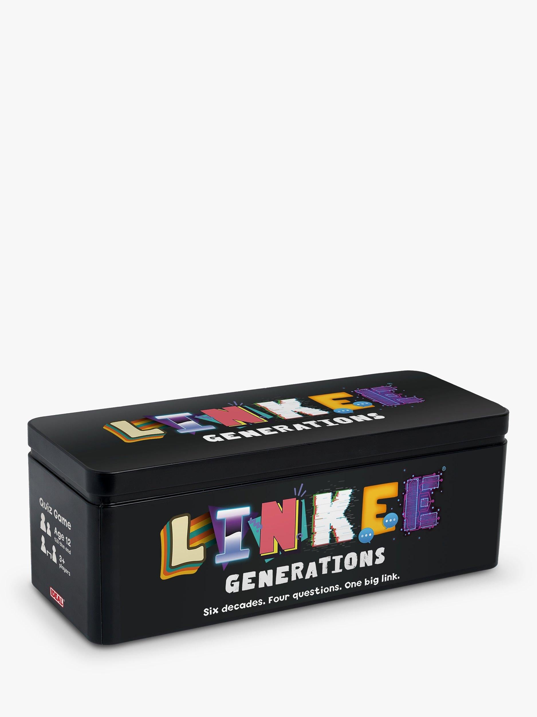 Linkee Generations Game family card game, UK version