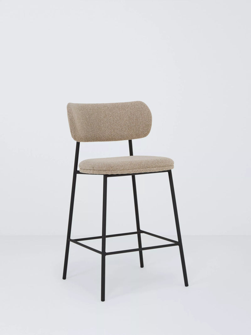 John Lewis Wise bar stool with foam seat and metal legs (British brand)