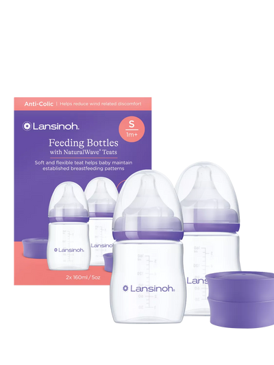 John Lewis Lansinoh Baby Feeding Bottle Pack of 2 160ml- Buy online at McGrocer