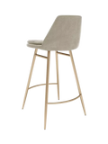 West Elm Finley bar stool Dune Light Bronze, imported from the UK