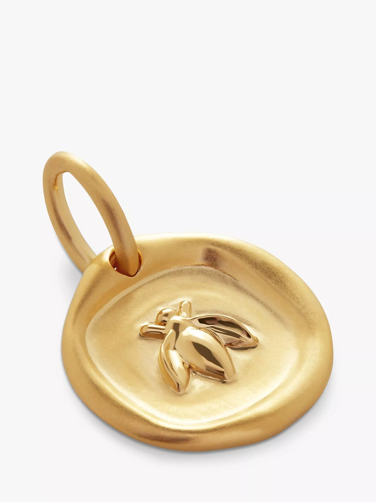 Monica Vinader bee pendant charm gold plated vermeil (British brand)