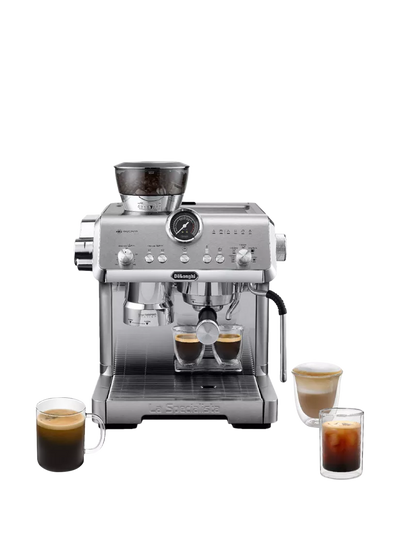 John Lewis De'Longhi La Specialista Opera HomeCafe Kit Silver Espresso Coffee Machine- Buy online at McGrocer