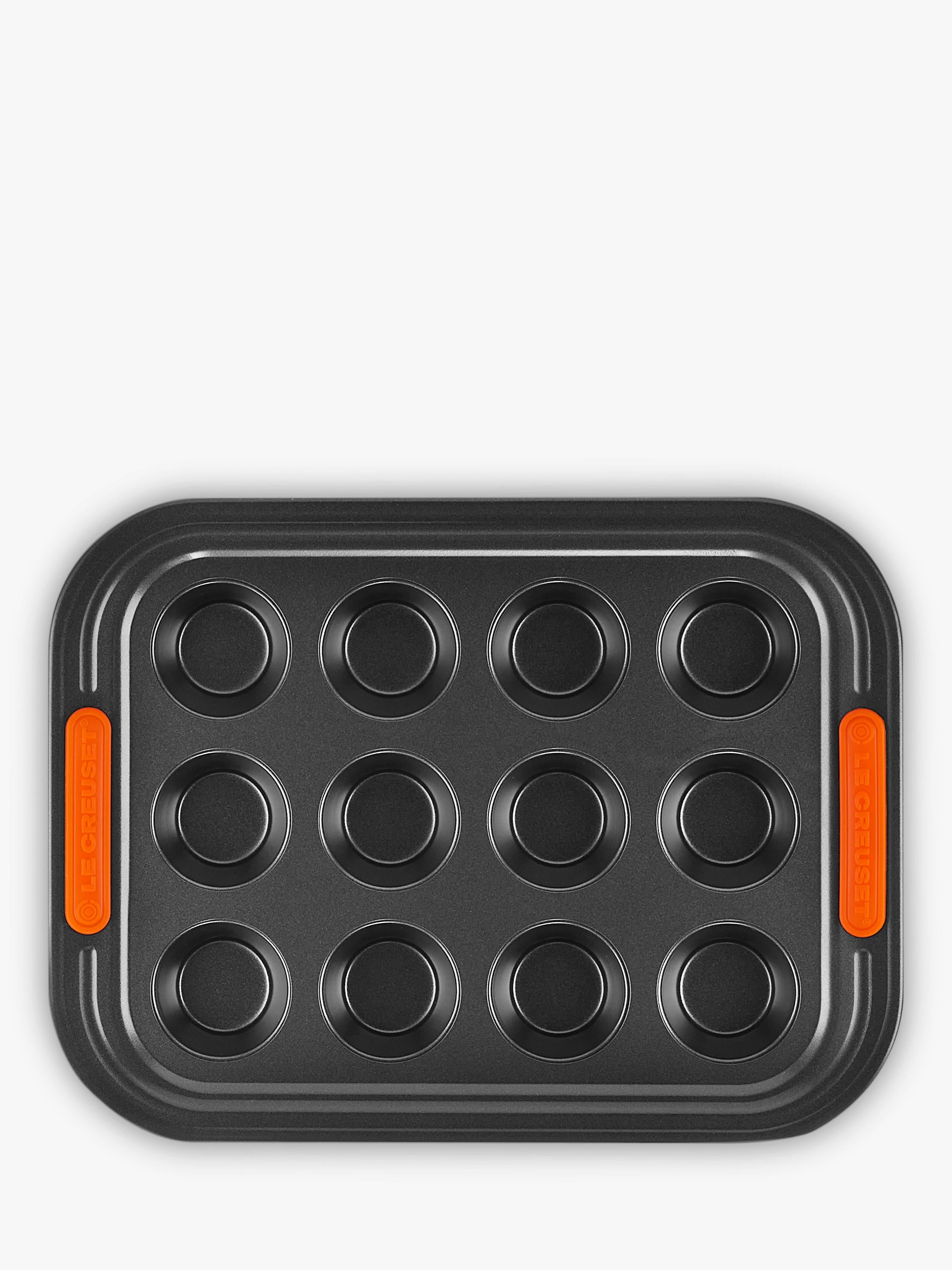 Le Creuset carbon steel non-stick mini muffin tray 12 cup, UK version