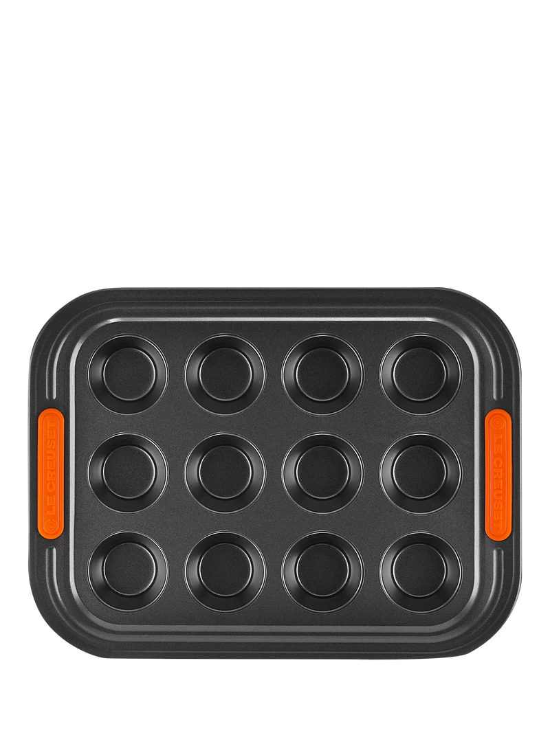 Le Creuset carbon steel non-stick mini muffin tray 12 cup, UK version