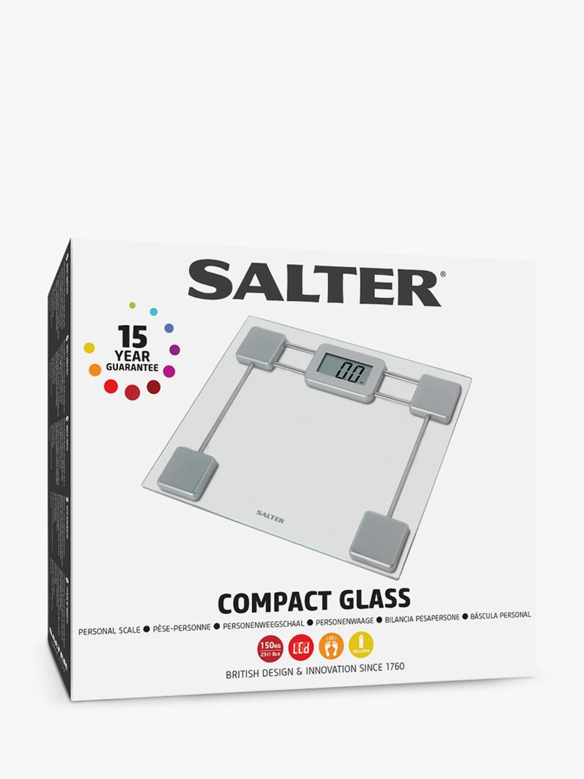 Salter glass digital bathroom scale (British brand)