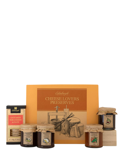 John Lewis Assorted Cheese Accompaniments Set with Chutneys and Oatcakes, 905g- Buy online at McGrocer