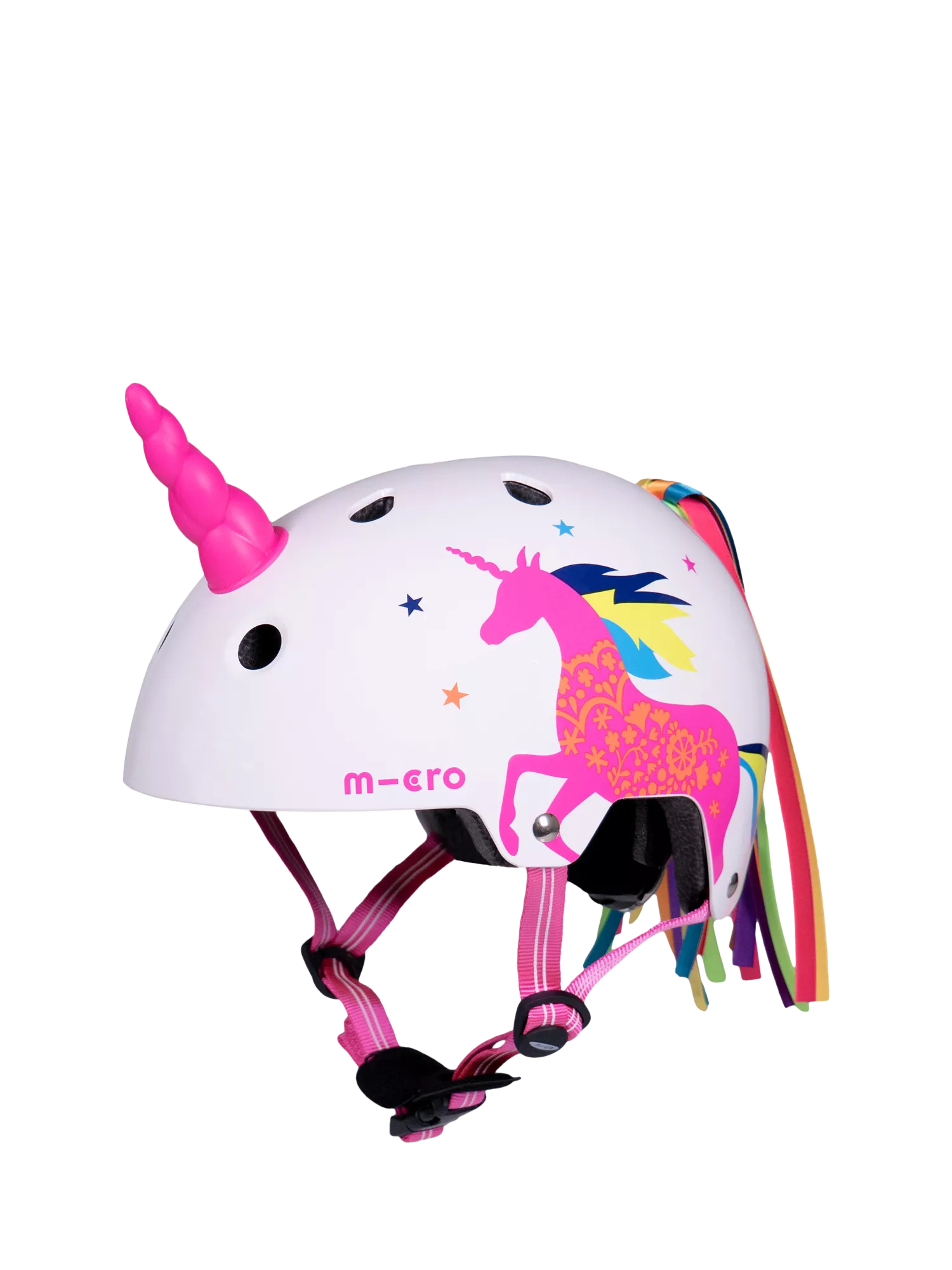 Micro Scooters 3D Unicorn kids helmet Pink Multi - British product