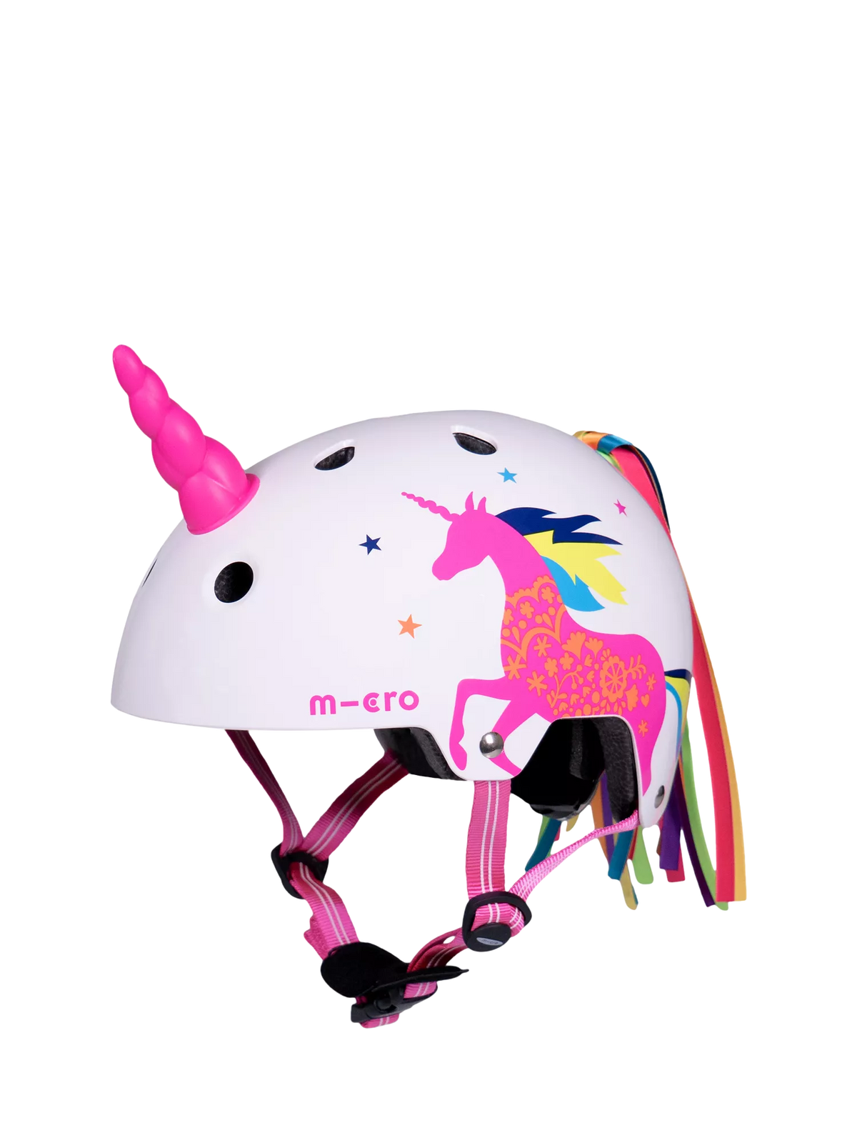 Micro Scooters 3D Unicorn kids helmet Pink Multi - British product