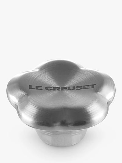 John Lewis Flower-Shaped Stainless Steel Knob for Cast Iron Casserole- Buy online at McGrocer