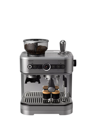 John Lewis Philips Barista Brew Semi-Automatic Coffee Machine Silver 2.3L- Buy online at McGrocer