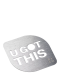 Barista & Co coffee stencil U Got This 9x9cm - British product