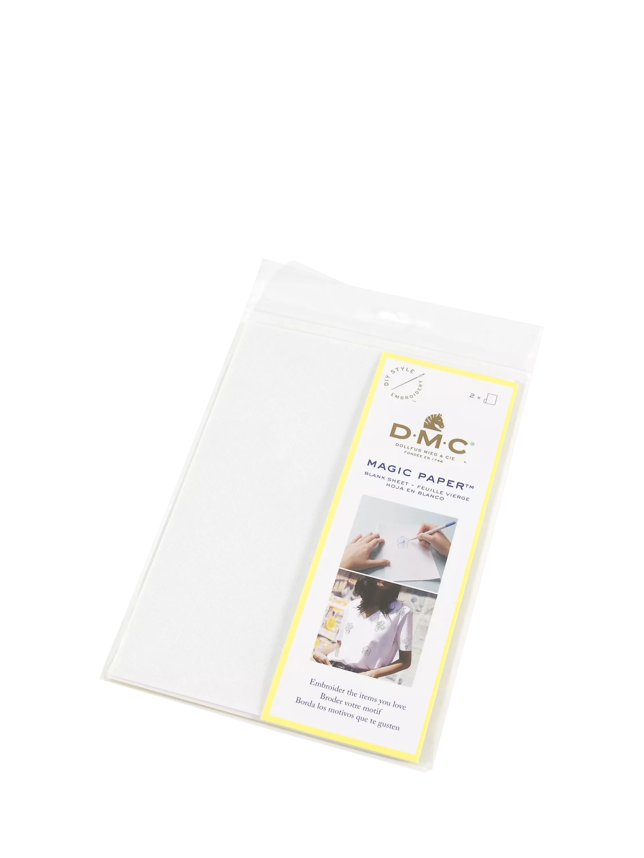 DMC A5 Magic Paper embroidery transfer paper - British product