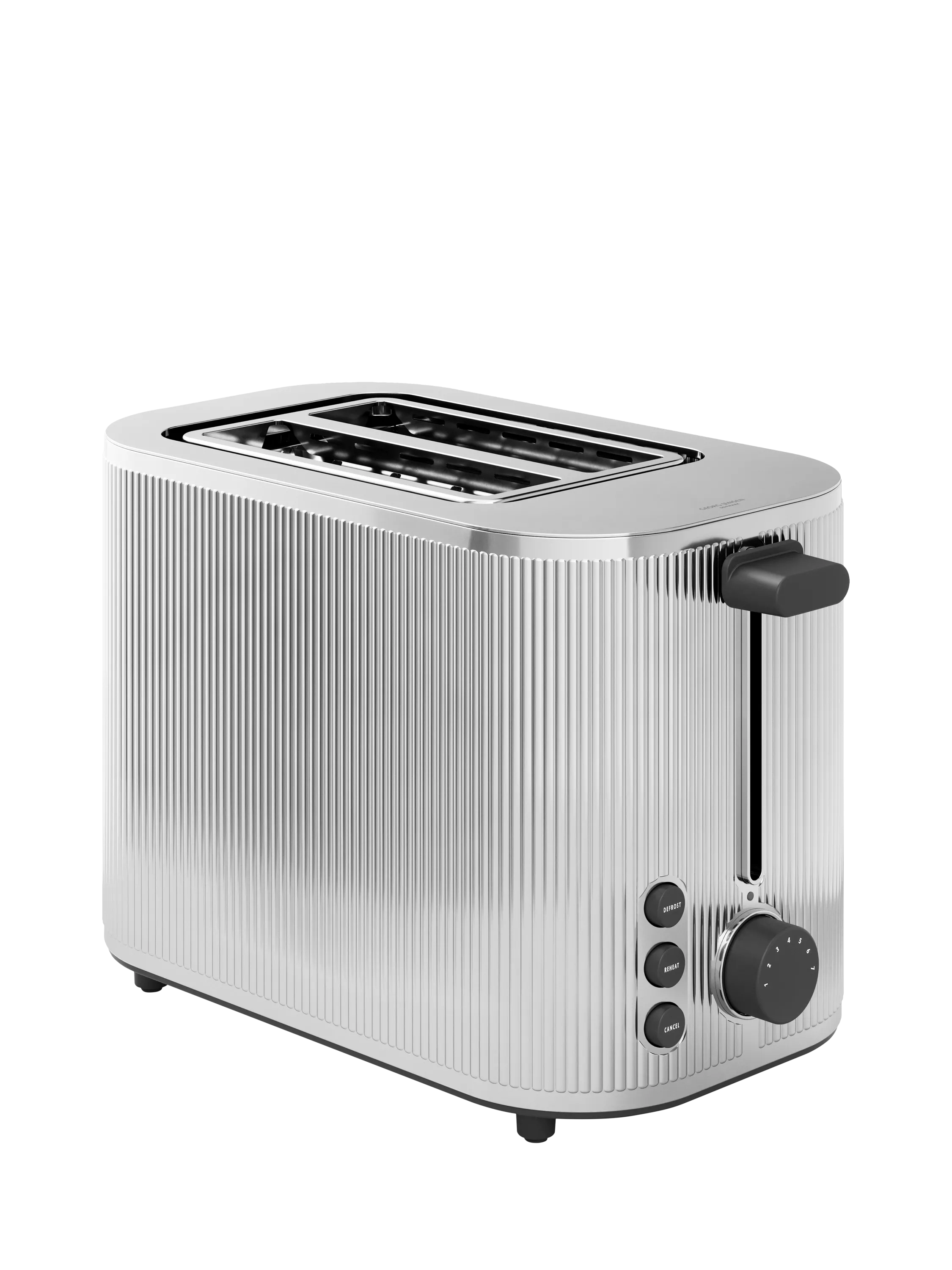 Georg Jensen Bernadotte 2 Slice Silver Toaster, UK version