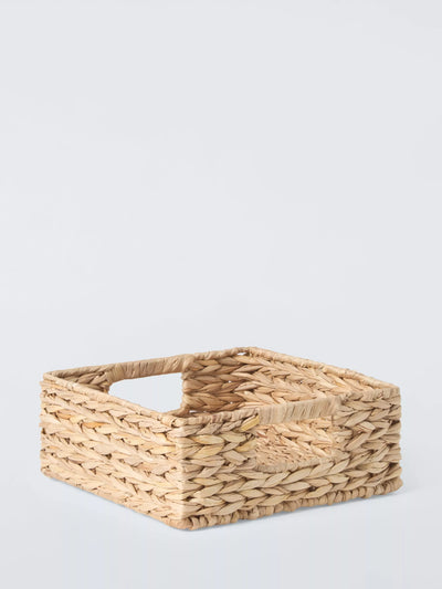 John Lewis John Lewis Bulrush Storage Basket, Shallow- Buy online at McGrocer