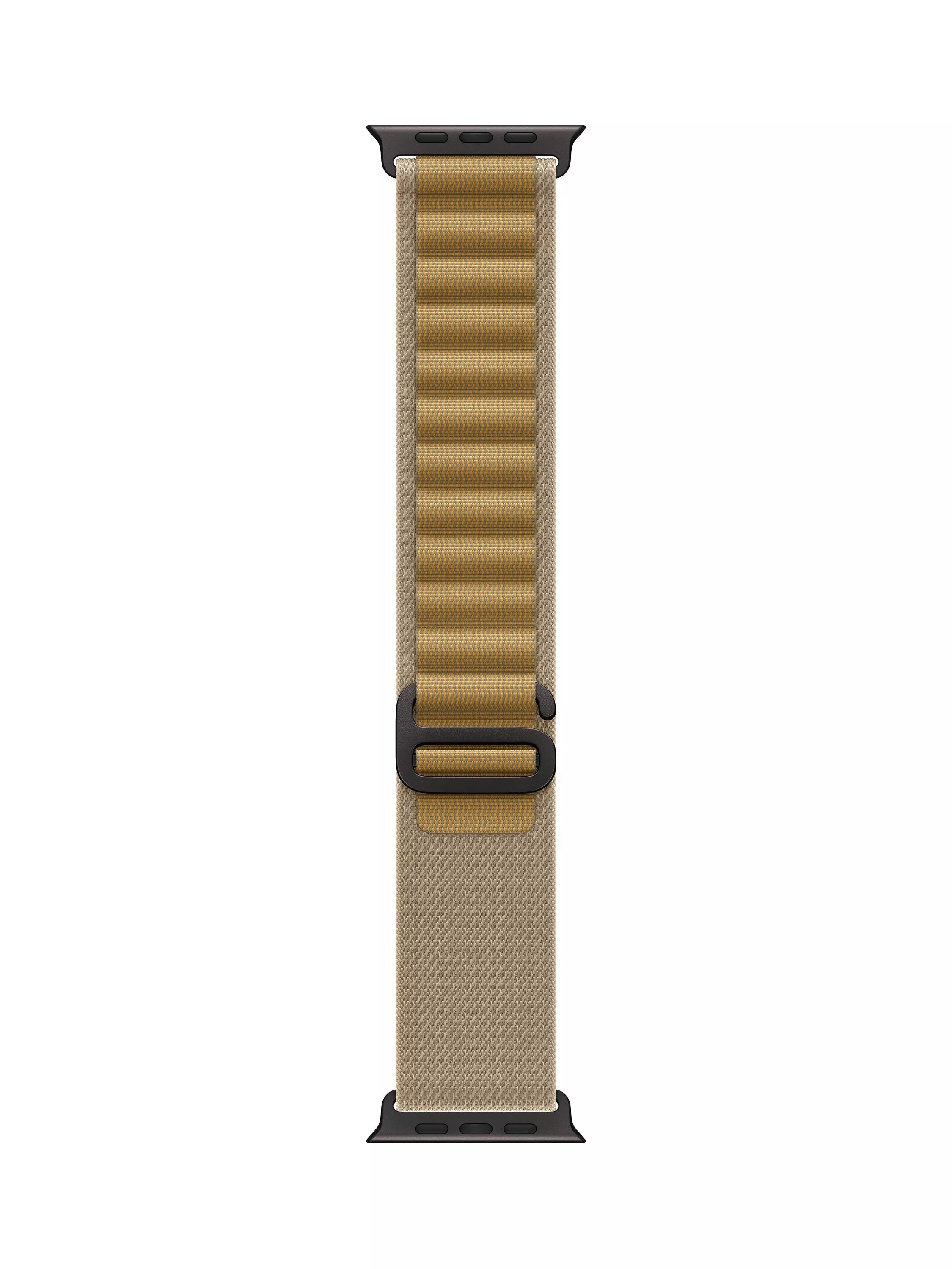 Apple Alpine Loop watch band Small Tan, imported from the UK