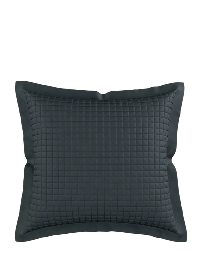 John Lewis Bedeck of Belfast Ariane Pillow Sham, Charcoal Grey