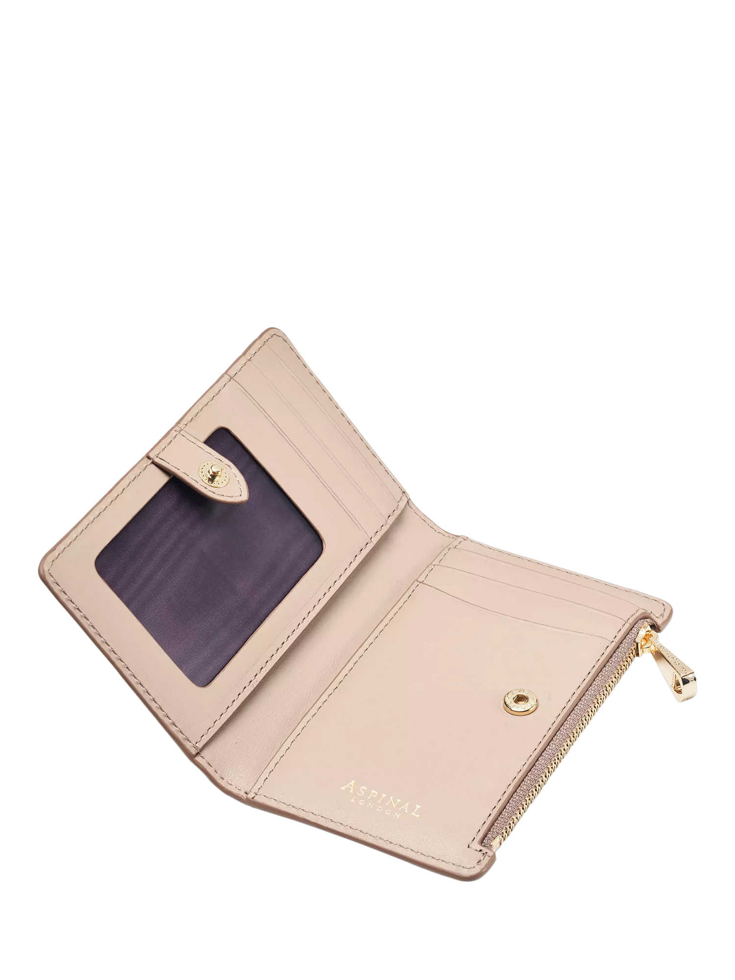 Aspinal of London Mayfair faux patent croc purse - British product