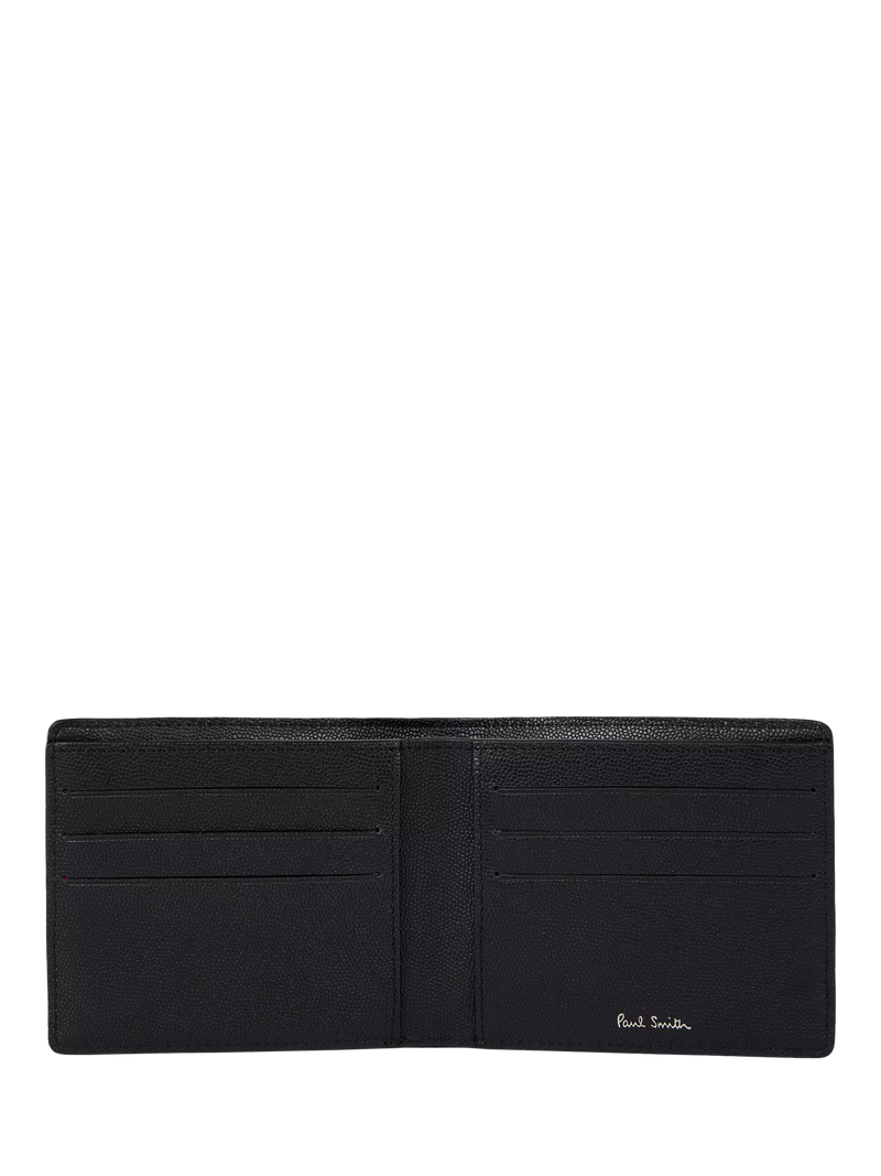 Paul Smith black zebra leather wallet - British product