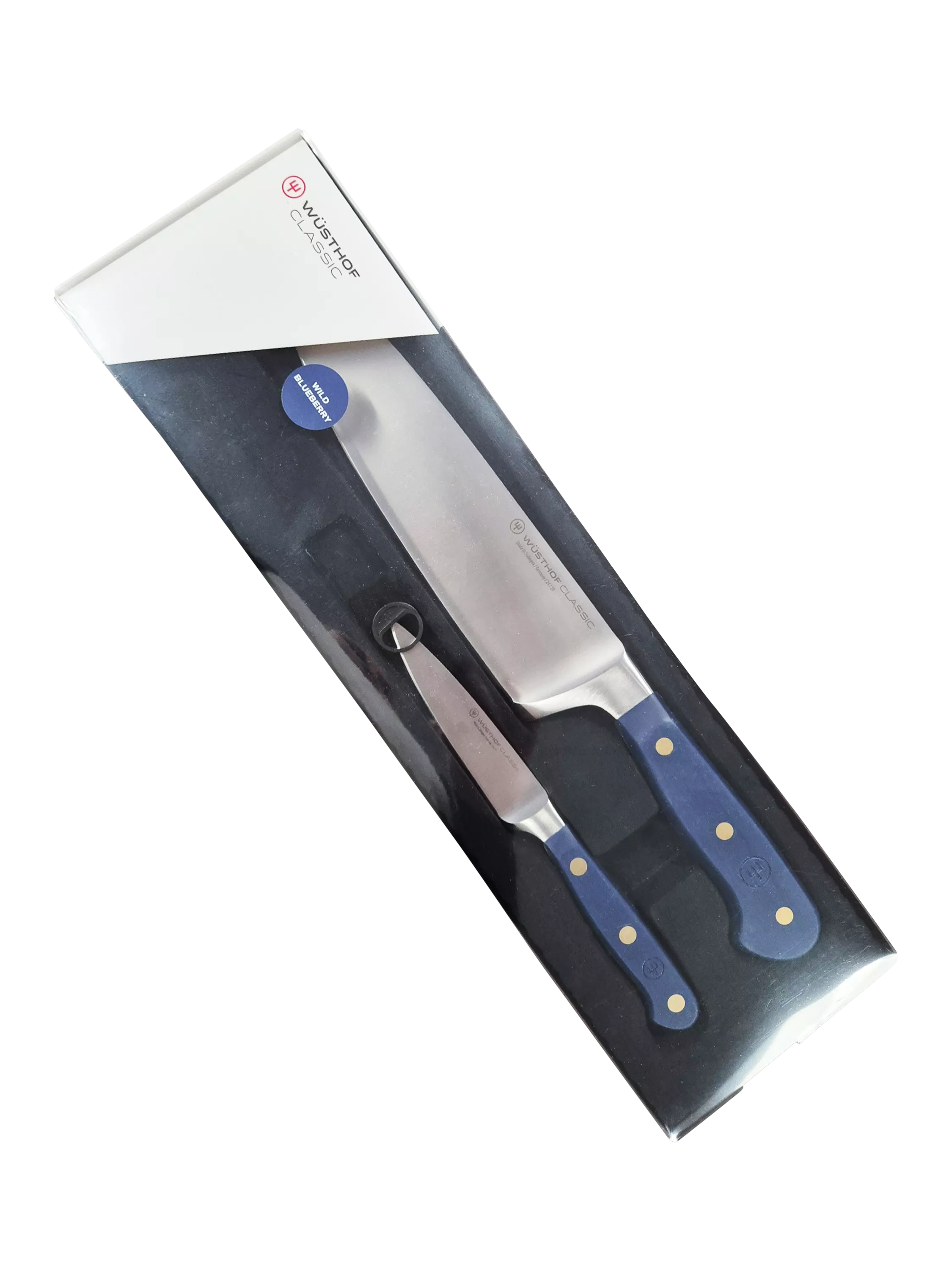WÜSTHOF Classic knife set with chef's and paring knife (British brand)