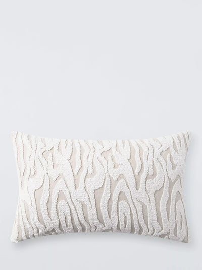 John Lewis Harlequin x Henry Holland Marble Wave Cushion, Porcelain