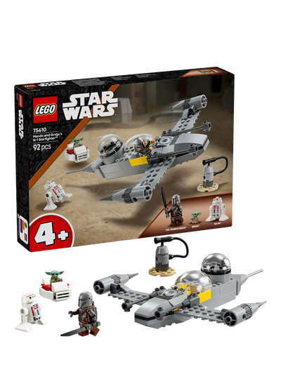 John Lewis LEGO Star Wars Mando and Grogu's N-1 Starfighter Building Toy Set- Buy online at McGrocer