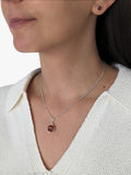 Be-Jewelled Baltic amber stud earrings in sterling silver (British brand)