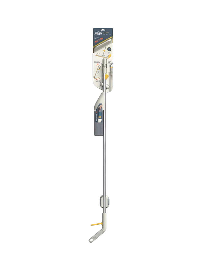 Joseph Joseph spray mop with scrub pad in Light Stone, UK version