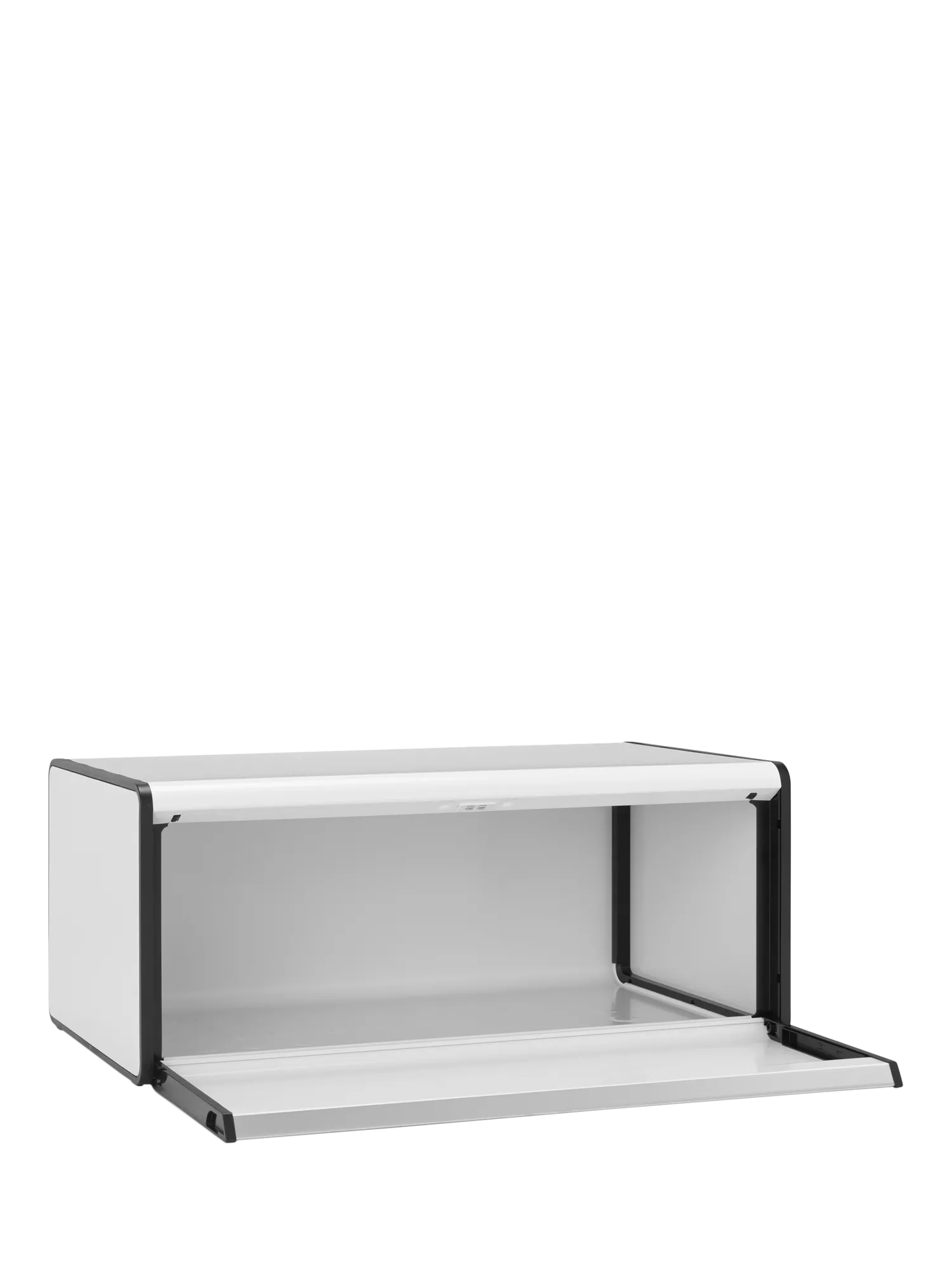 Brabantia fall front bread bin white (British brand)