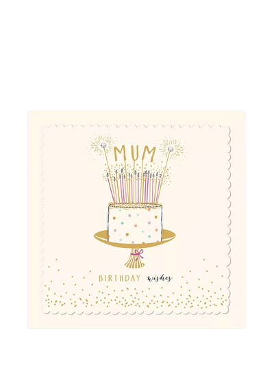 John Lewis The Proper Mail Company Birthday Cake Mum Birthday Card- Buy online at McGrocer