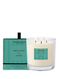 Stoneglow Linen & Citrus 3 wick scented candle 760g (British brand)