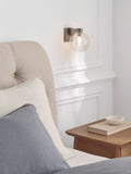 John Lewis wall light bubble glass satin bronze, imported from the UK