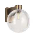John Lewis wall light bubble glass satin bronze, imported from the UK