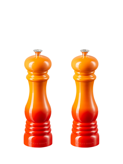 John Lewis Classic Salt and Pepper Mills Set of Two with Ceramic Grinders in Volcanic- Buy online at McGrocer