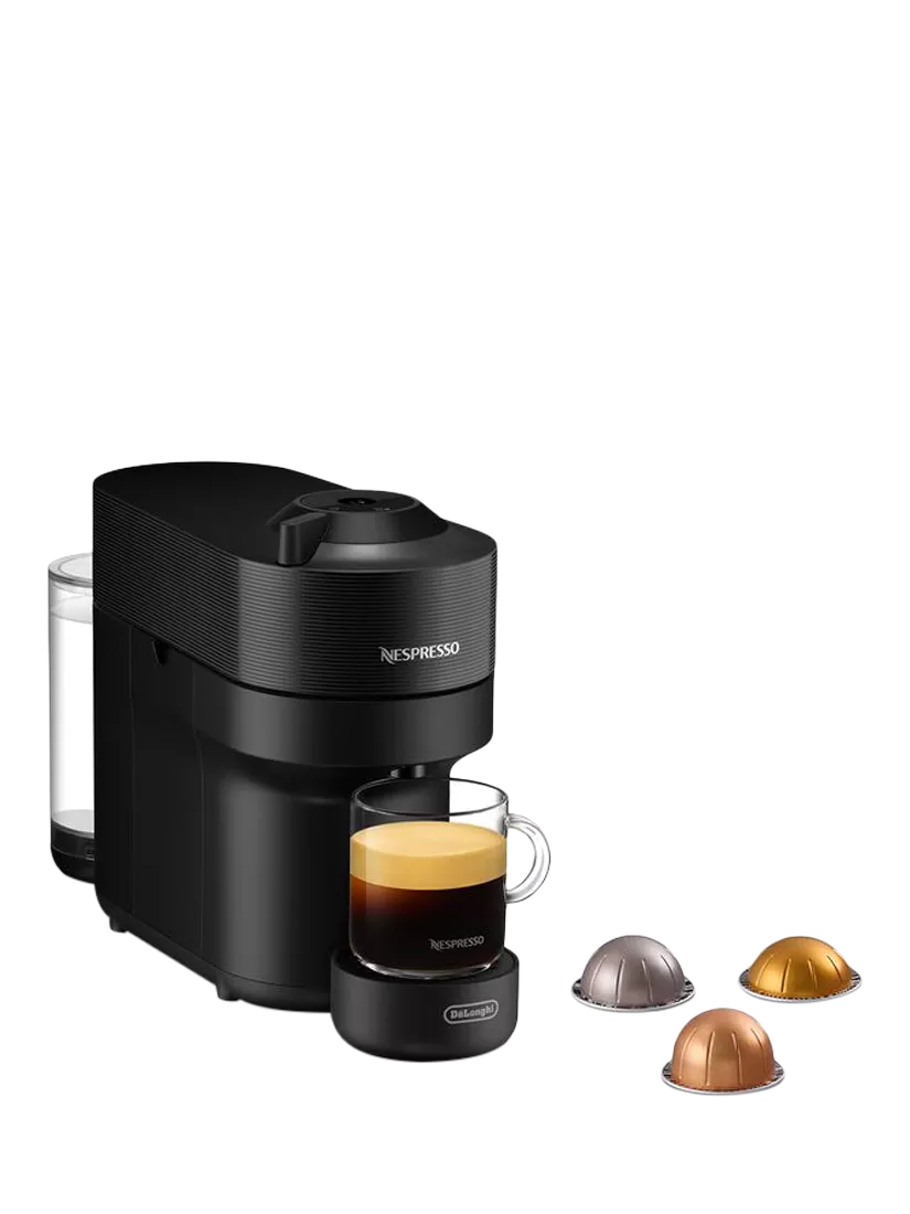 Vertuo Pop Coffee Pod Machine by De'Longhi, Liquorice Black