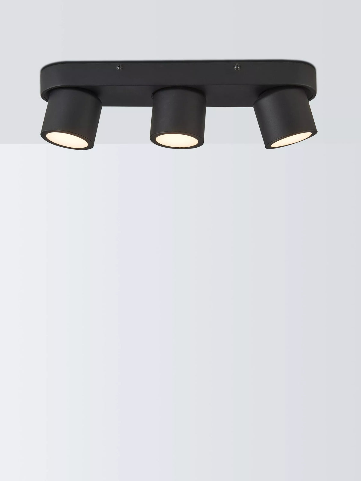 John Lewis Wilson 3 Spotlight Ceiling Bar, Black