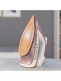Russell Hobbs Pearl Glide steam iron in pink and white - British product