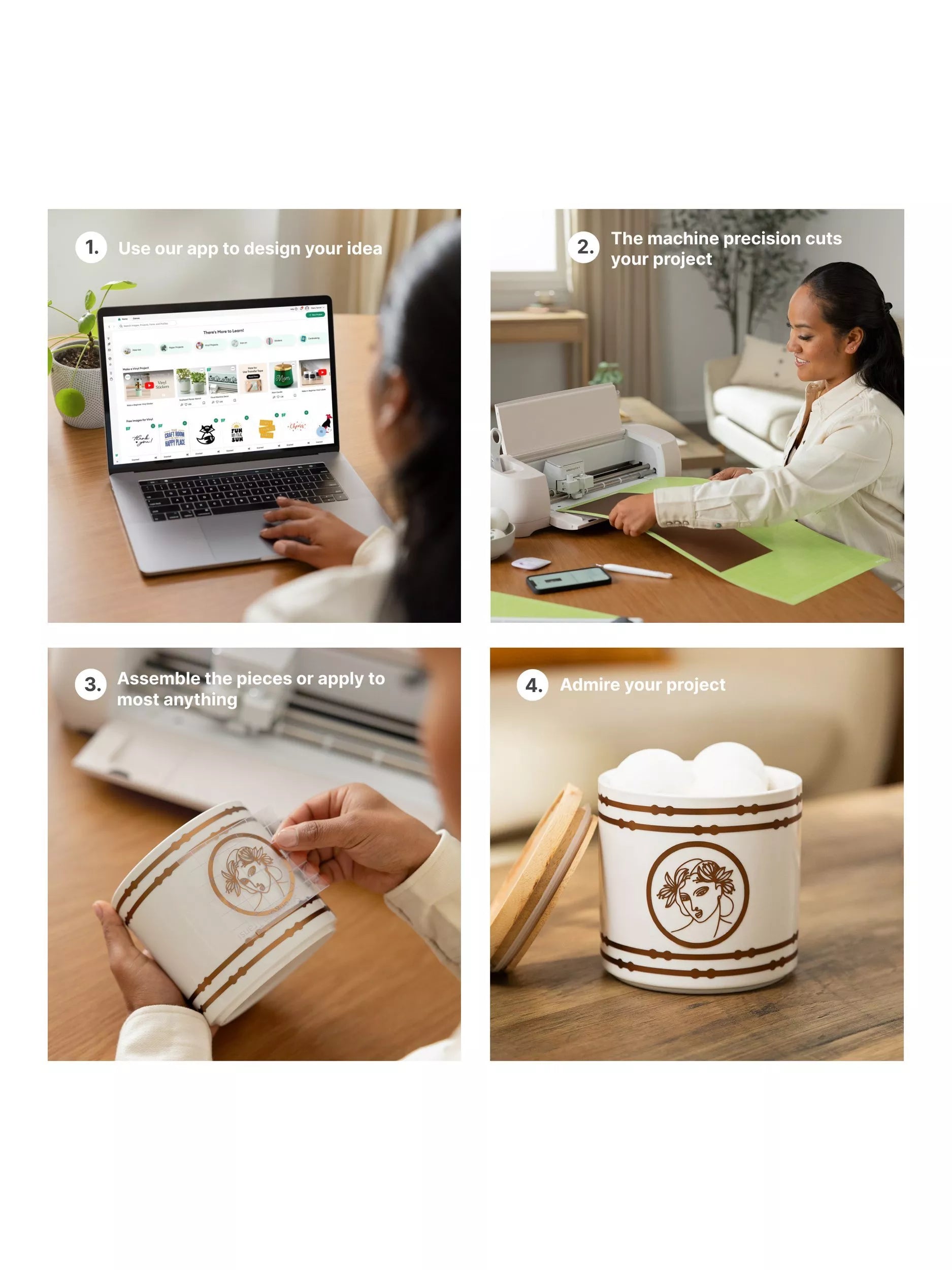 Cricut Maker 4 Essentials smart cutting machine bundle - British product