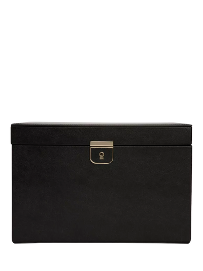 John Lewis WOLF Palermo Large Leather Jewellery Box- Buy online at McGrocer