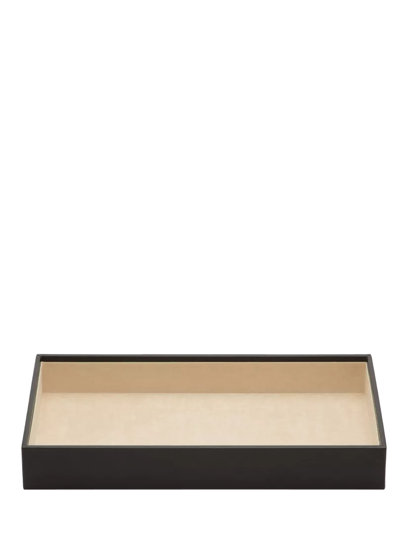 WOLF Vault jewellery tray vegan leather 2 inch deep, UK version