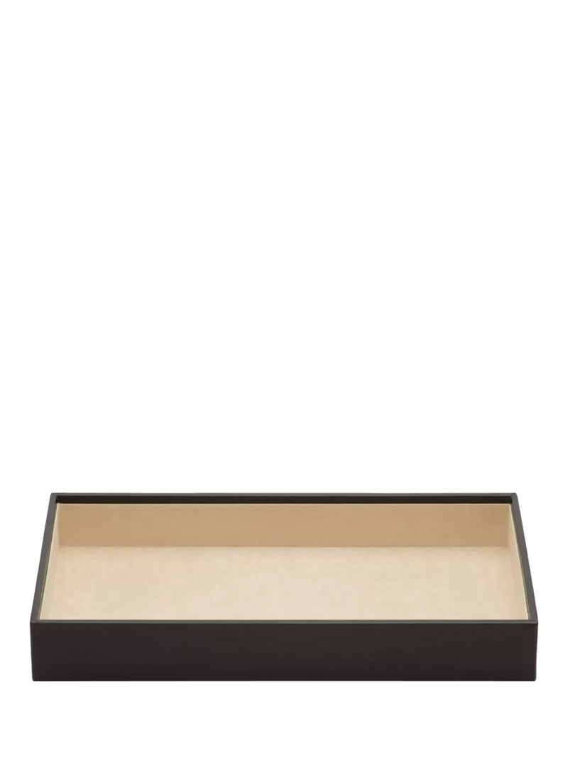 WOLF Vault jewellery tray vegan leather 2 inch deep, UK version