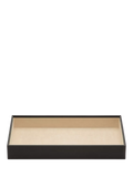 WOLF Vault jewellery tray vegan leather 2 inch deep, UK version